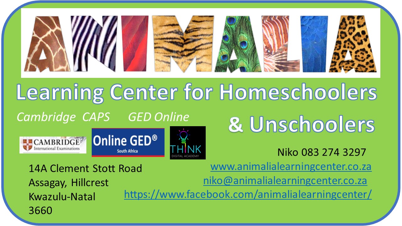 Animalia Learning Center for Home Schoolers logo and details for website
